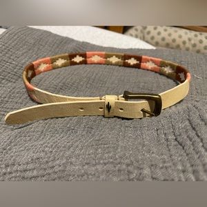 Cardon Belt in excellent used condition pinks, taupes, browns